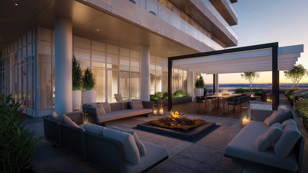 Kingsway by the River Condos Terrace Party Toronto, Canada