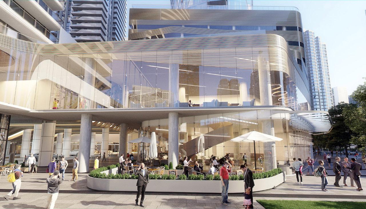 One Yonge Condos Outdoor Cafeteria Toronto, Canada