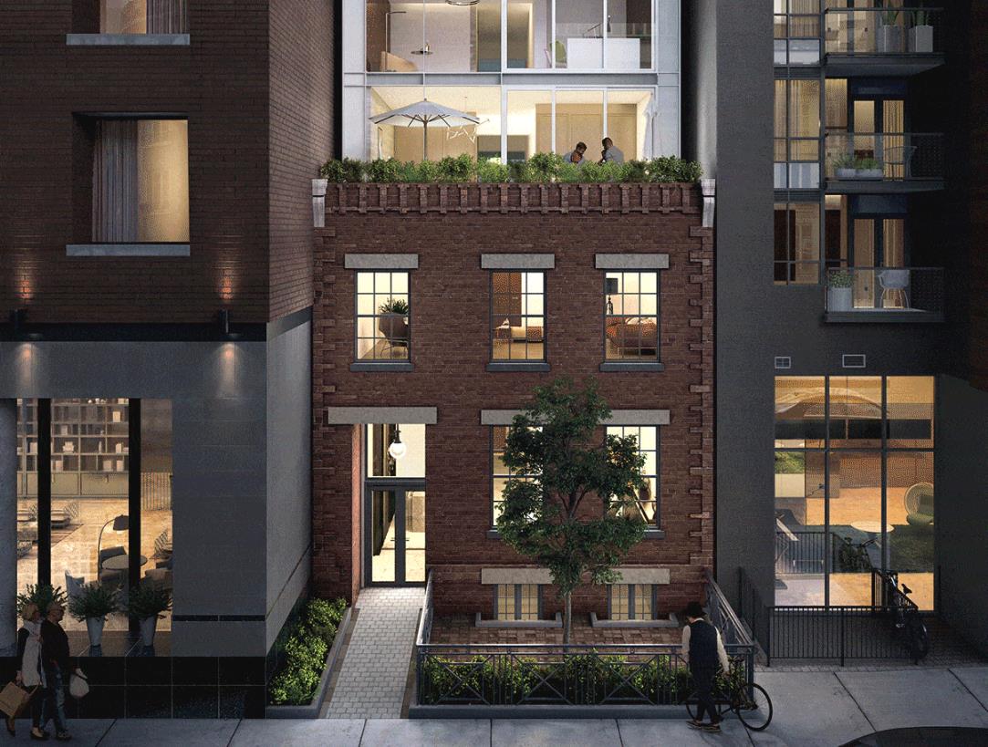 Exterior Rendering of Bungalow on Mercer