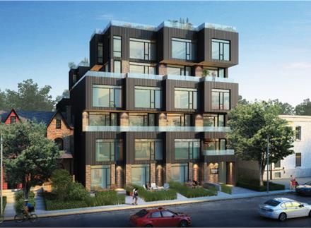 Cabin Condos Front View Toronto, Canada