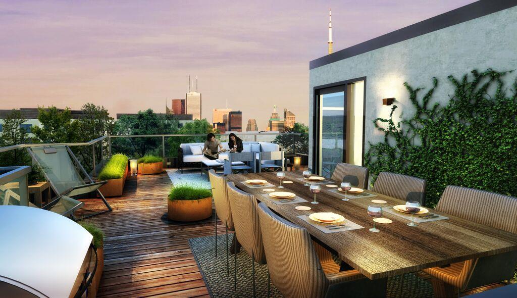 Cabin Condos Rooftop Dinning Toronto, Canada