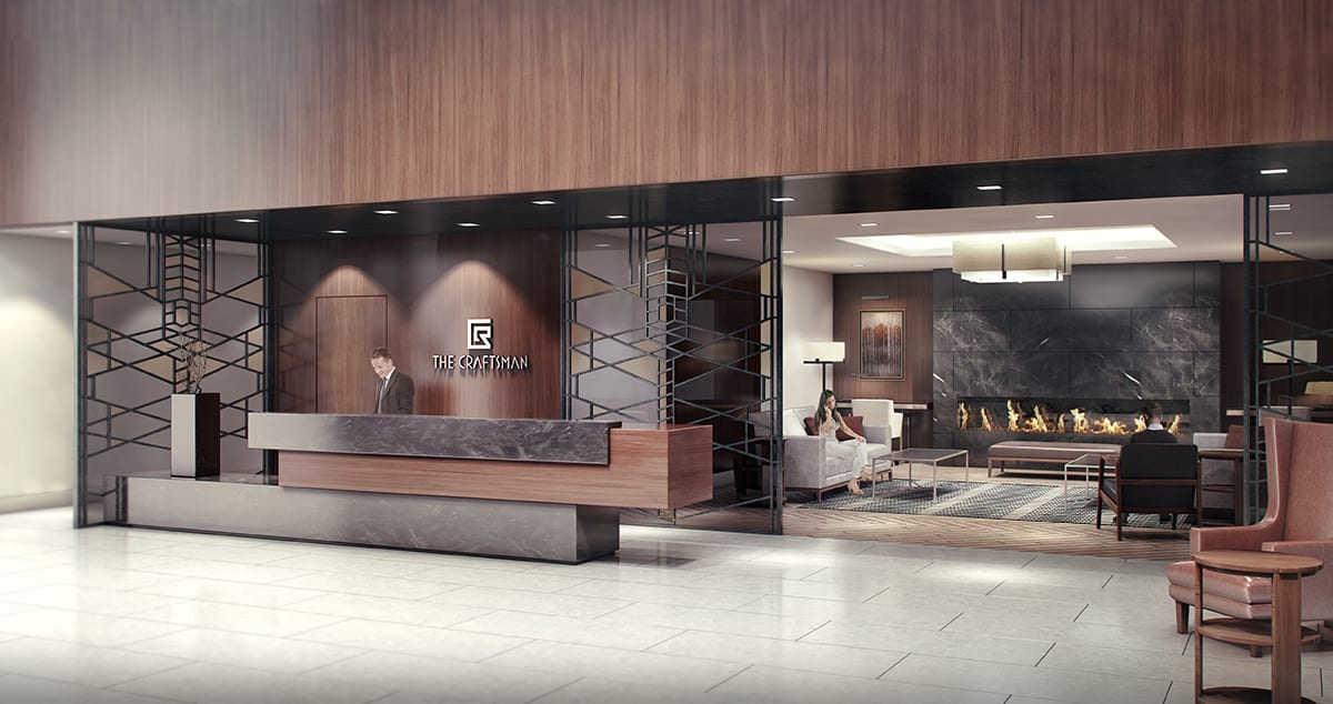 Craftsman Condos Building Lobby
