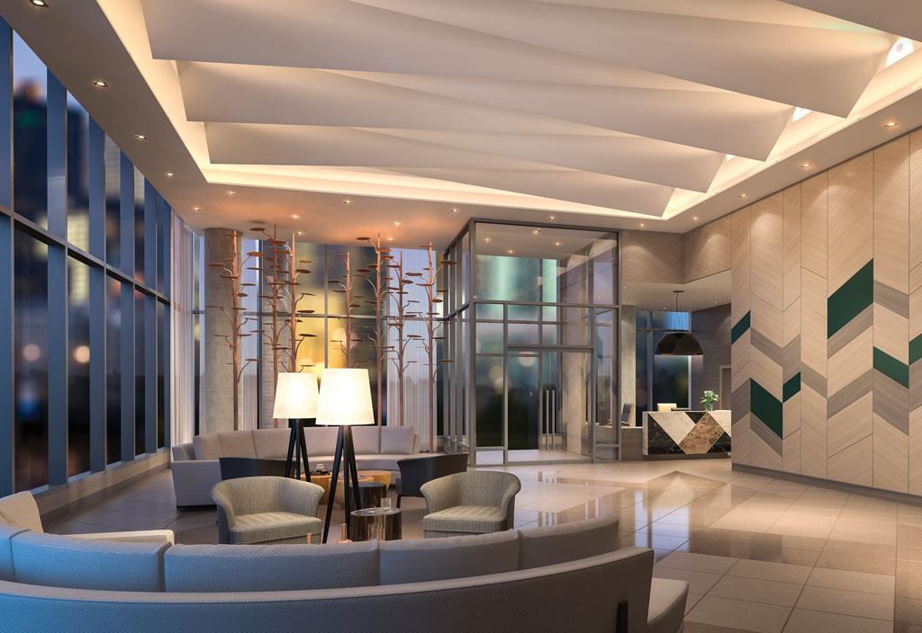 Fifth on the Park Condos Lobby Toronto, Canada