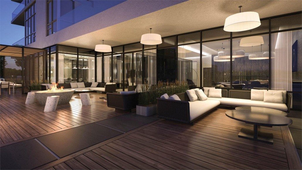 Fifth on the Park Condos Outdoor Terrace Toronto, Canada