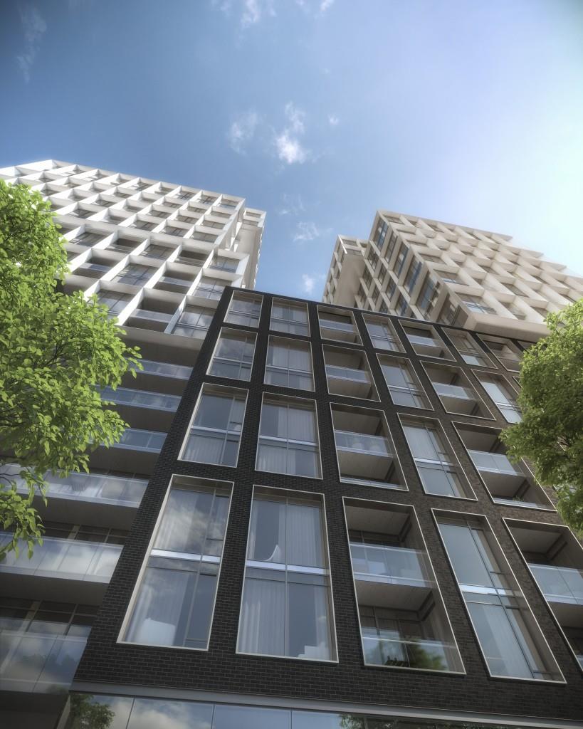 St. Lawrence condos Front View Toronto, Canada