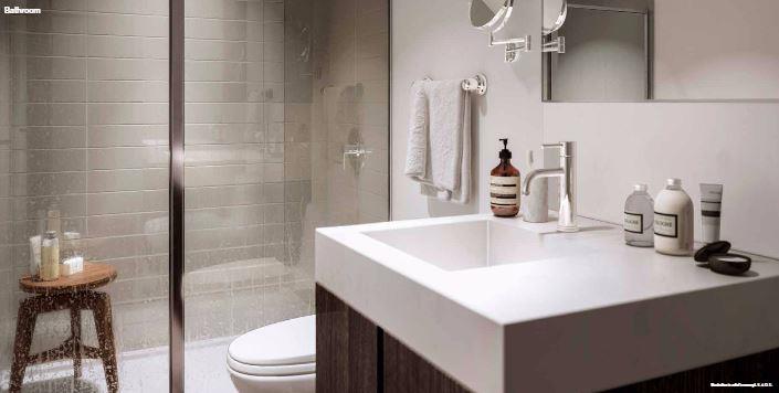 Home (Power + Adelaide) Condos Bathroom Toronto, Canada