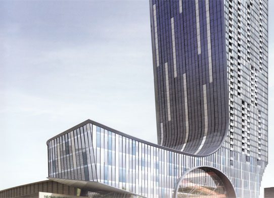 The L Tower Condos Close View Toronto, Canada
