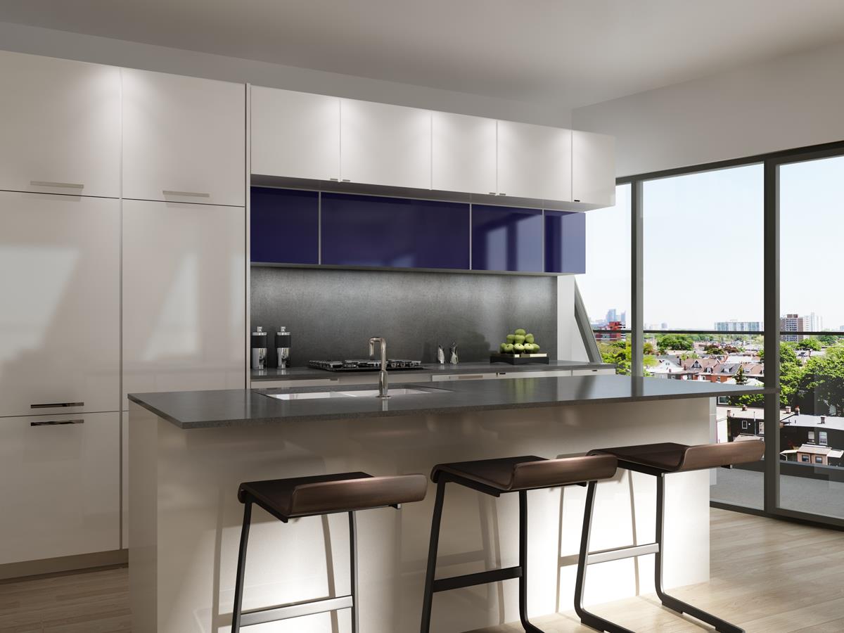 Enigma on the Park Condos Kitchen Toronto, Canada
