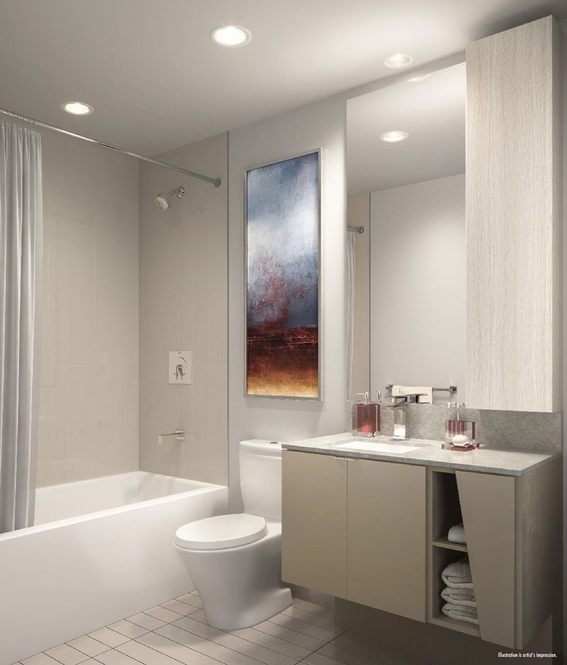 M City Condos Bathroom Toronto, Canada