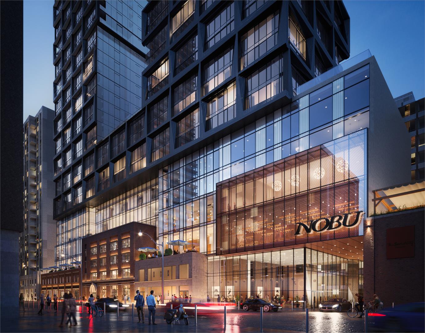 Nobu Condos Front View Toronto, Canada