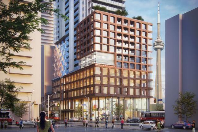 Exterior Rendering of 401-415 King West Condos