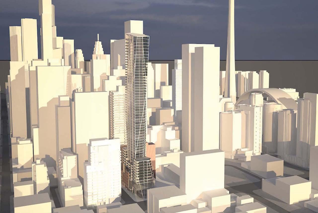Exterior Rendering of 401-415 King West Condos
