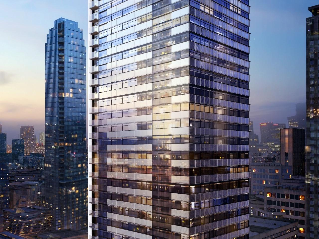 Rendering of 8 Cumberland Condos exterior mid-view.