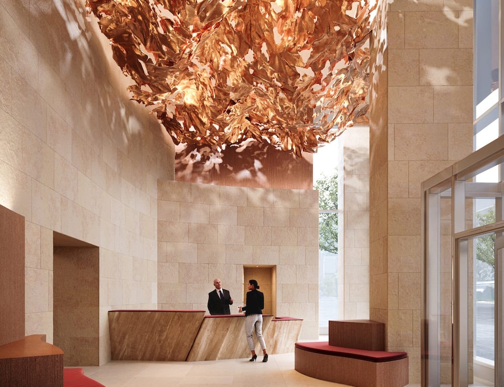 Forma Condos lobby interior