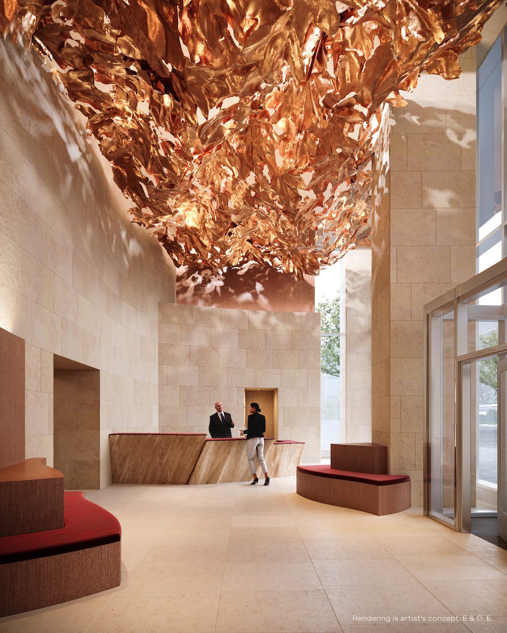 Forma Condos lobby interior