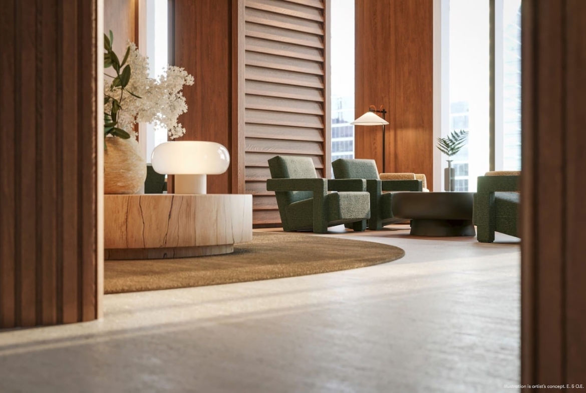 Rendering of Forma Condos co-working