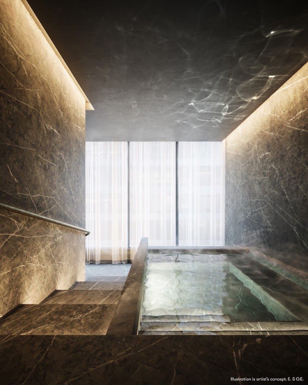Rendering of Forma Condos jacuzzi spa