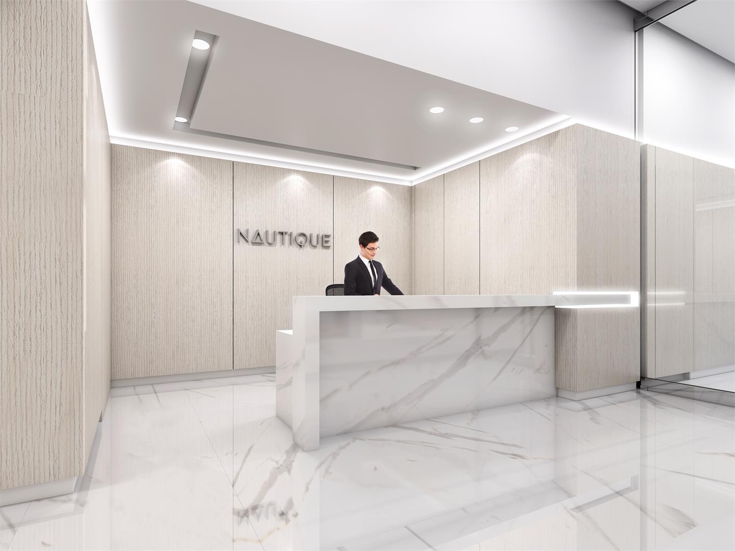 Rendering of Nautique Lakefront Residences concierge