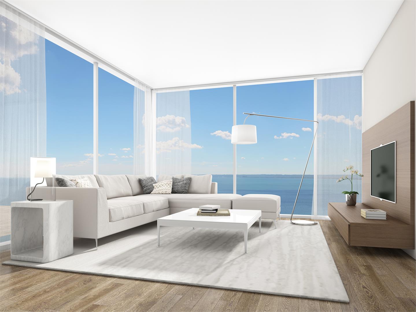 Rendering of Nautique Lakefront Residences 2 bedroom suite