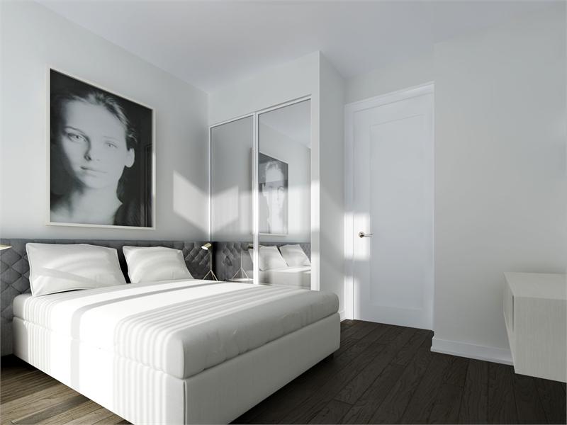 TEN 93 Condos Bedroom Toronto, Canada
