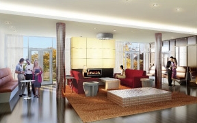 The Fountains Condos Party Room Toronto, Canada