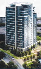 The Fountains Condos Aerial View Toronto, Canada