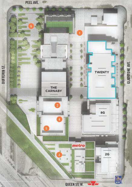 Twenty Condos Property Plan Toronto, Canada