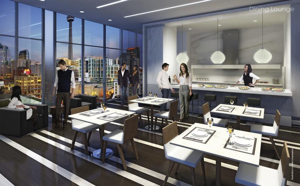 Charlie Condos Dinning Lounge Toronto, Canada