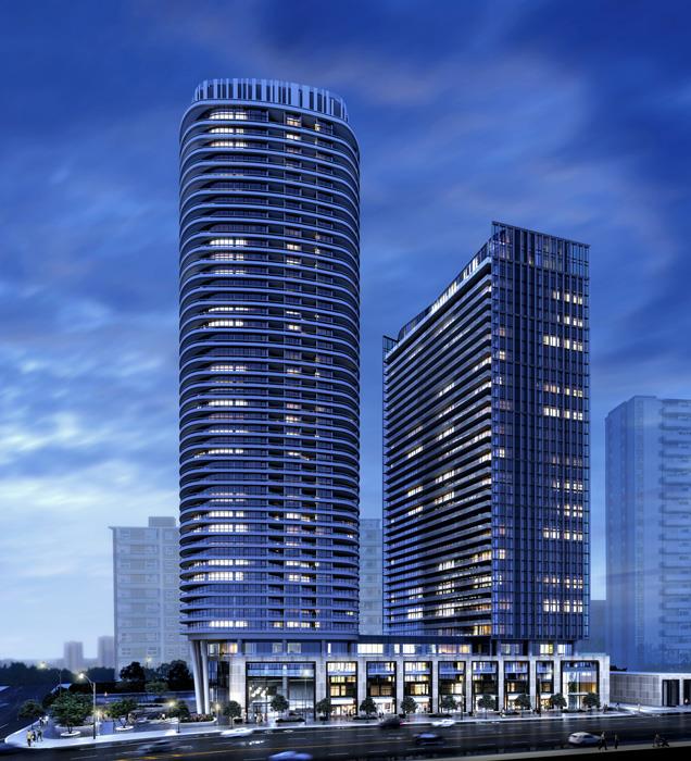 Via Bloor Condos Tower View Toronto, Canada
