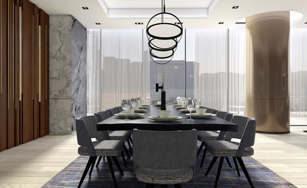 Via Bloor Condos Dinning Area Toronto, Canada