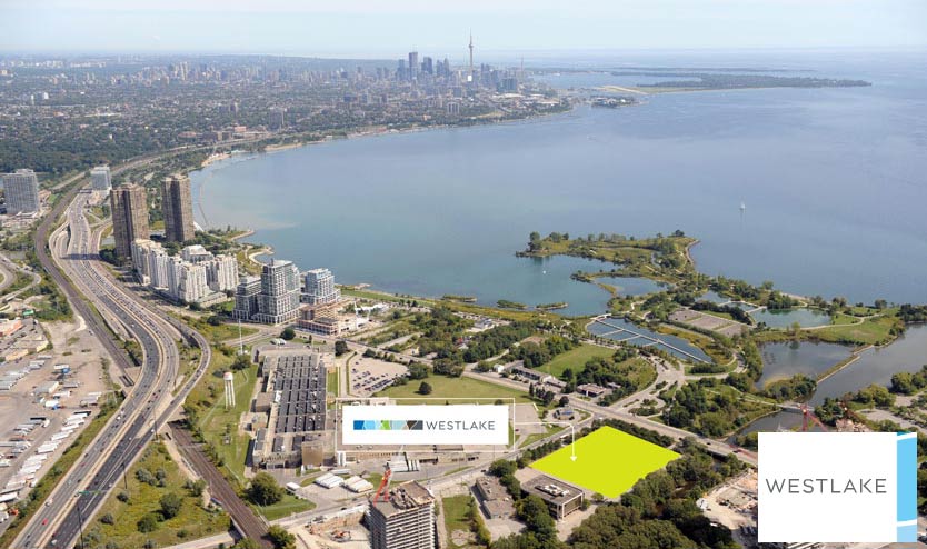 Westlake Condos Aerial View Toronto, Canada