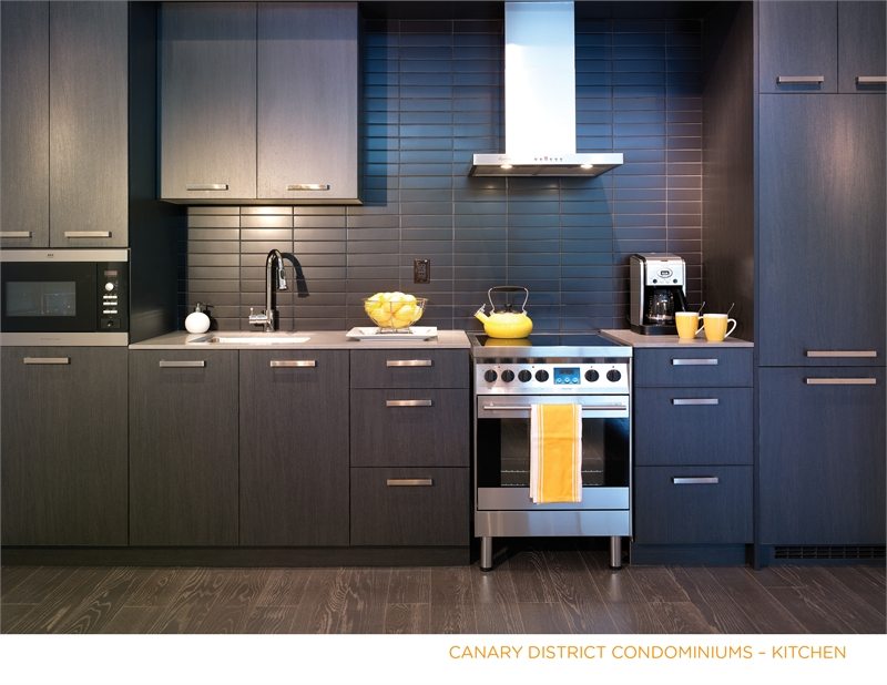Canary District Condos Kitchen Toronto, Canada