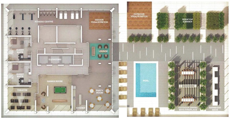 1Thousand Bay Condos Plan View Toronto, Canada