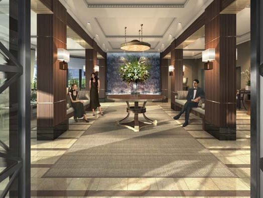 100 Yorkville at Bellair Condos Lobby Toronto, Canada