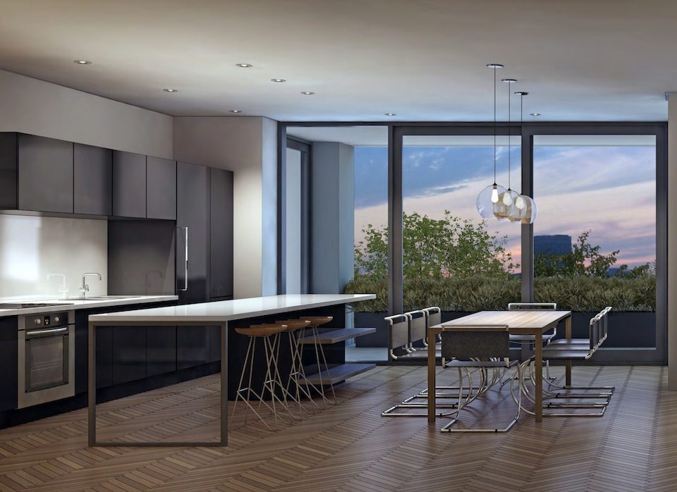 277 Davenport Condos Dinning Area Toronto, Canada