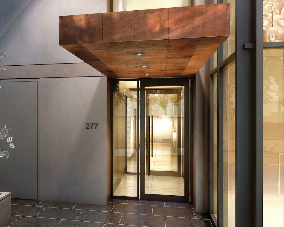 277 Davenport Condos Entrance Toronto, Canada