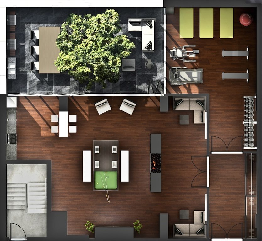 32 Camden Condos Plan View Toronto, Canada