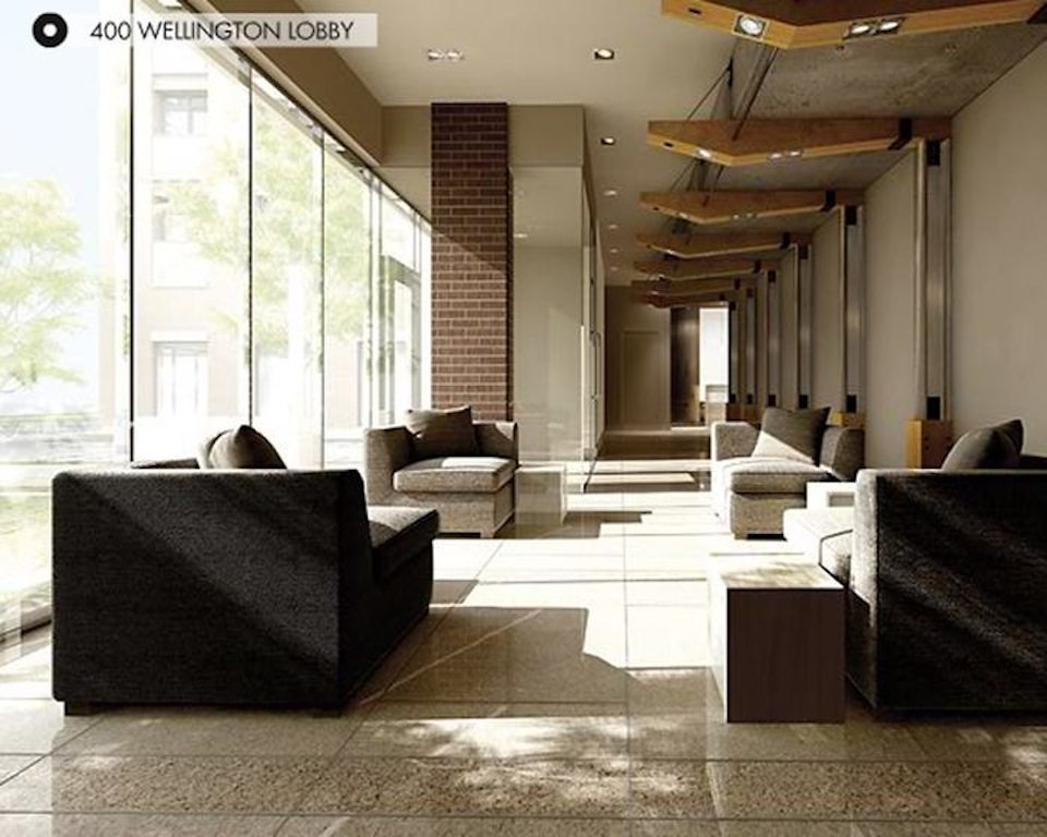 400 Wellington West Condos Lobby Toronto, Canada
