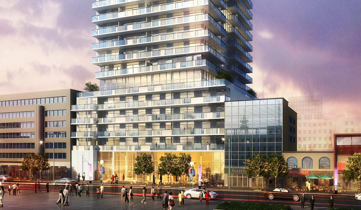 55 Eglinton Avenue East Condos Street View Toronto, Canada