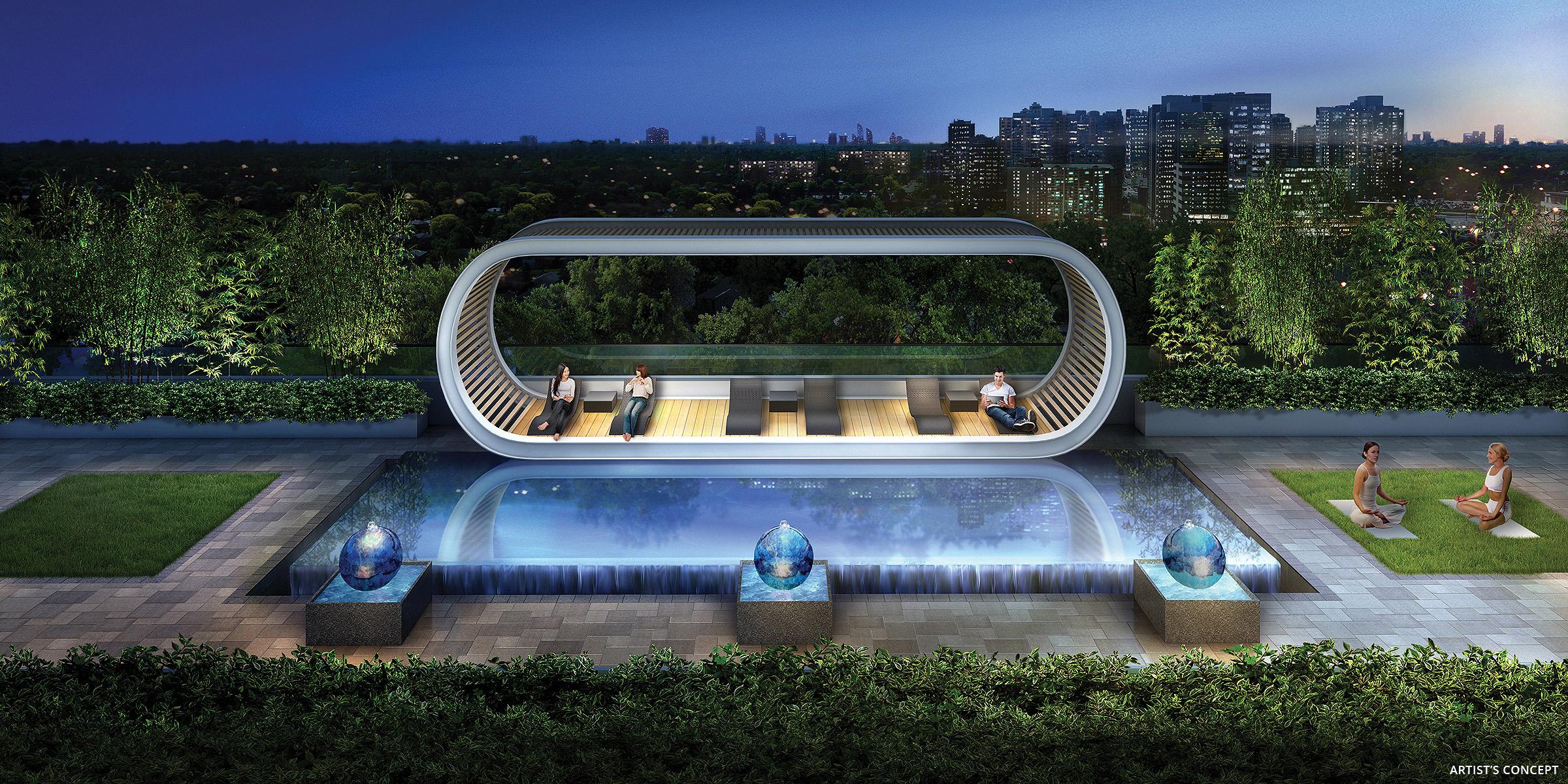 5959 Yonge Condos Swimming Pool Toronto, Canada