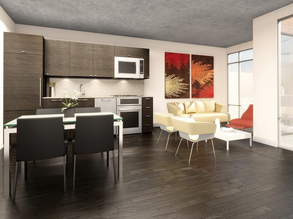 707 Lofts Condos Kitchen Toronto, Canada