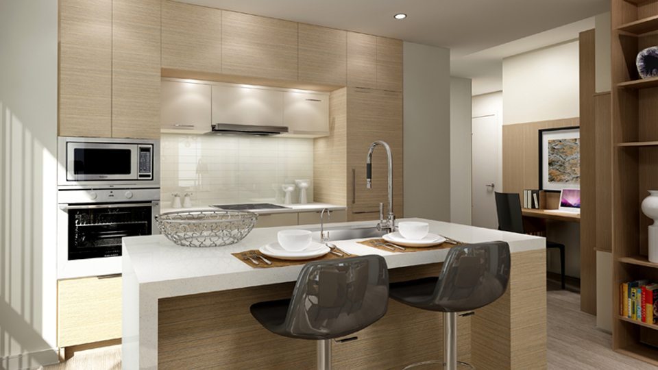 88 Scott Condos Kitchen Toronto, Canada