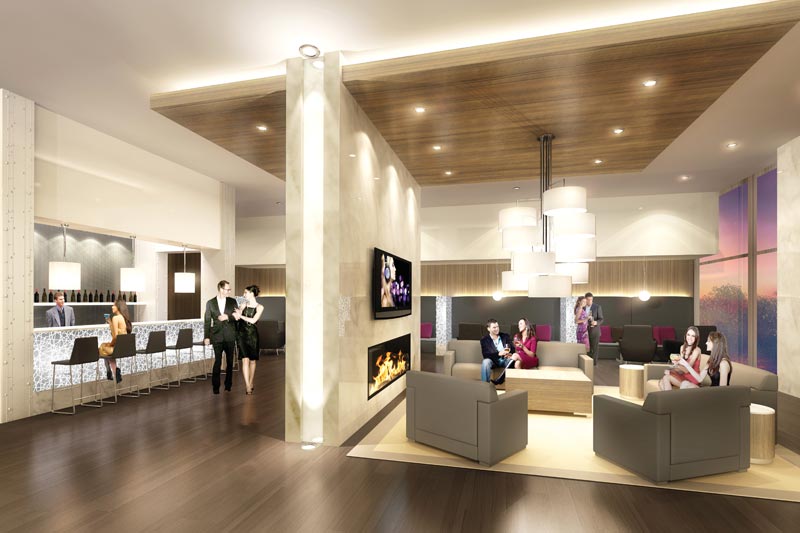 Allure Condos Wine Lounge Toronto, Canada