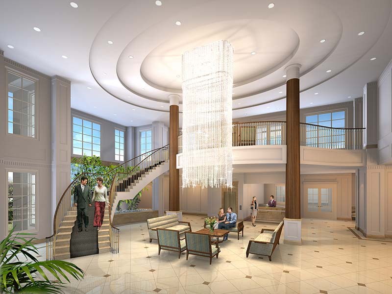 Aria Condos Lobby Toronto, Canada