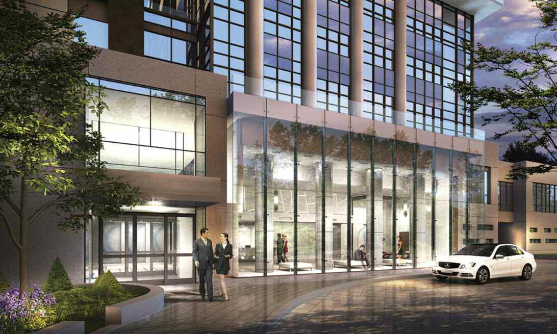 Avani and Avani2 at Metrogate Condos Entrance Toronto, Canada
