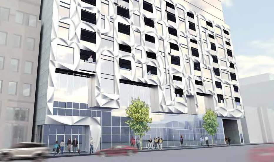 Avenue Lofts Condos Front View Toronto, Canada