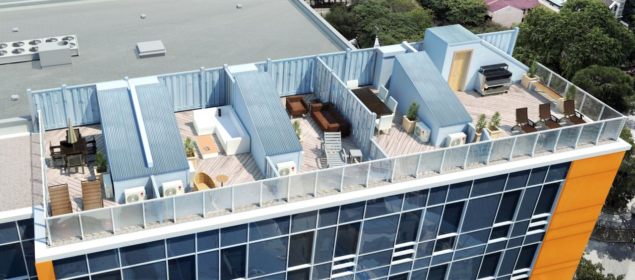 Cornerstone Terrace Condos Terrace Lounge Toronto, Canada