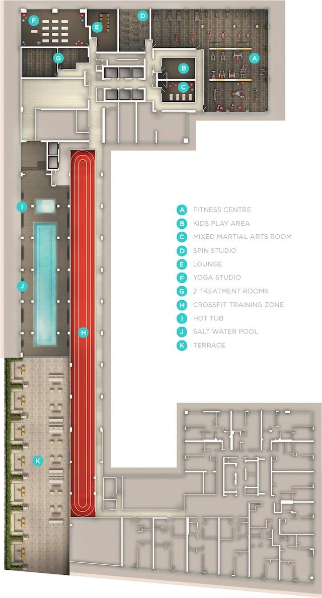Eau du Soleil Condos Property Plan Toronto, Canada
