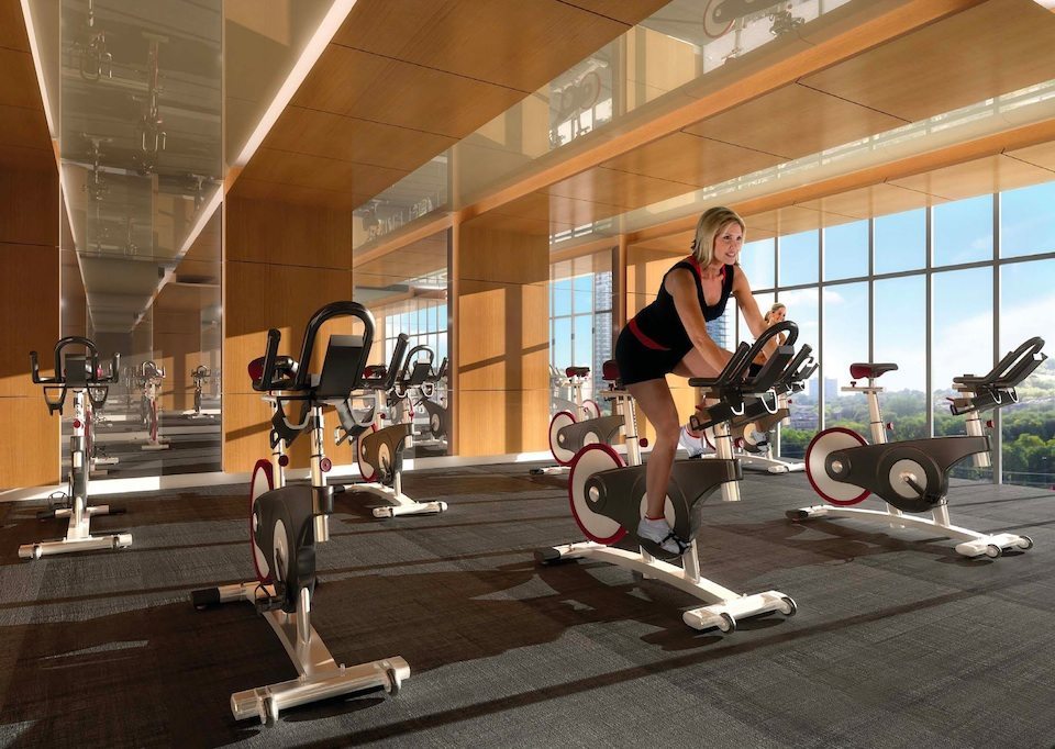 Eau du Soleil Condos Fitness Center Toronto, Canada