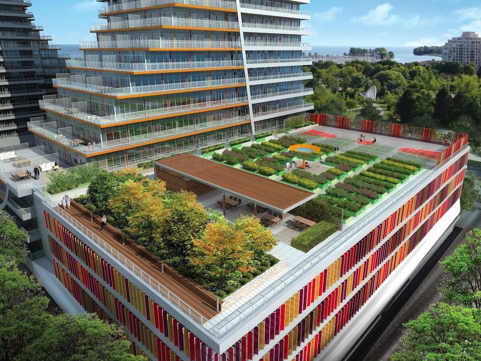 Eau du Soleil Condos Terrace Garden Toronto, Canada